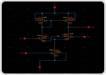 Implementation & Analysis of 5 transistor Differential Amplifier using Cadence EDA Tools